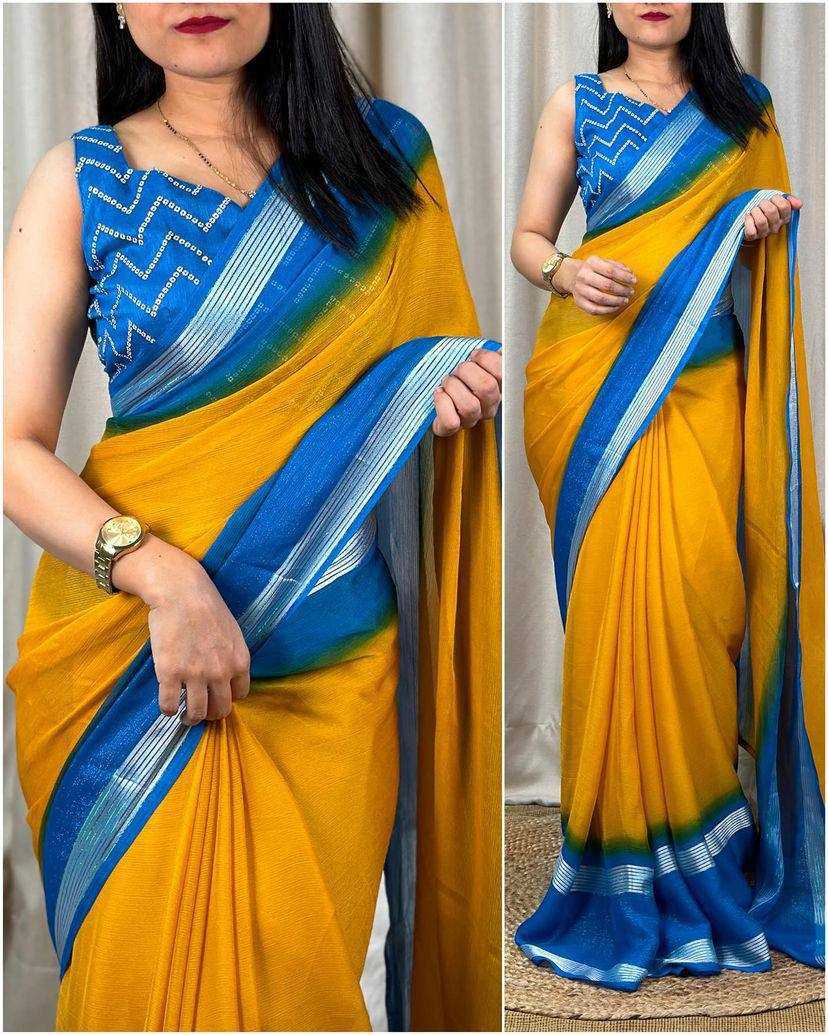 YNF CHIFFON RSF 696 WHOLESALE SAREES MANUFACTURER